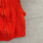 VTG Paul Harris Design 100% Boiled Wool XL Orange Cropped Full Zip Vest Photo 1