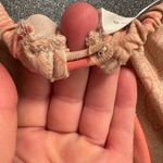 London Times Sleeveless Maxi Halter Dress Orange/Cream Resort Wear Wedding Fall Photo 6