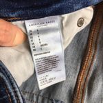 American Eagle  Blue Distressed Low Rise Denim Jean Shorts Size 4 Photo 5