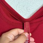 SKIMS  RED COTTON RIB TANK CATSUIT SIZE XL Photo 6