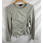 Derek Heart 4/$25 NWT Ruched Long Sleeve Top L Photo 0