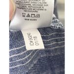 EXPRESS Blue & White Striped Linen Crop Top Size S Pre Owned Excellent Photo 5