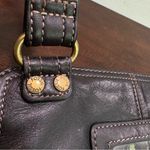 Fossil ‎ Black Leather Multi Compartment Crossbody Travel Bag Purse Minimalist Photo 10