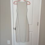 Babaton Aritzia  Mantel Contour Dress M Matte Pearl Photo 5