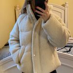 ASOS Furry Puffer Jacket  Photo 0