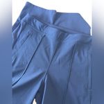 Athleta  Headlands Hybrid Navy Blue Straight Leg Stretchy Pant SIZE 12 Photo 6