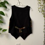 Vintage 111 Main Pumpkin Scarecrow Crow Corn Vest Women’s/ Men’s L/XL Button Up Black Size L Photo 2