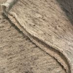 NSF Mixed Media Lacy Sheer Back Sweatshirt Raw Edge Front size Small Gray Photo 4