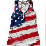 Patriotic American Flag Tank Top | XL Blue Photo 0