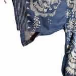 Johnny Was  Workshop Womens M Antonia Denim Kimono Jacket Embroidered Blue Boho Photo 10