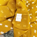 Garnet Hill  Womens Boho Chic Tunic Top Size Medium Ruffle Sleeve Textured Artsy Photo 6