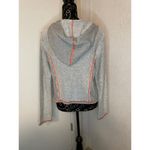 CURIO KNIT GREY ZIP UP HOODIE CARDIGAN‎ ORANGE PIPING MEDIUM Size undefined Photo 3