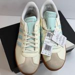 Adidas Women's Sneakers in Cream and Light Blue Photo 5
