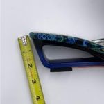 JohnFashion Women's Embellished Beaded Wedge Heel Mules Size 7 Bohemian Colorful Blue Photo 11