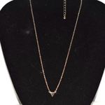 NWOT Trades Of Hope Petite Triangle Pendant Gold Tone 16" Preppy Y2K Necklace Photo 0