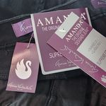 Gloria Vanderbilt Black Jeans NWT Size 14 Short Black Tapered Leg Denim Photo 4