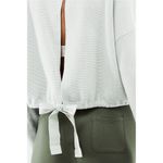 Fabletics Anna Tie-Back Sweatshirt In Dusty Teal Photo 3