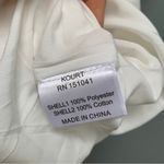 Anthropologie Kourt Drew Smocked Midi Dress in White Yellow Large Photo 9