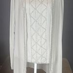 Women’s 2 Piece Set Gray Beaded Top & Matching Sheer Beaded Jacket Size 12 Photo 0