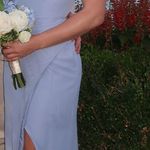 Azazie Dusty Blue Chiffon  Dress Photo 1