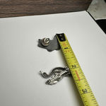 Large Mouth Bass Fish Lapel Pin Bird Brooch Pewter Tone Lot Of 2 Silver Photo 6