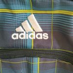 Adidas  Black Green Plaid Large Backpack Photo 2