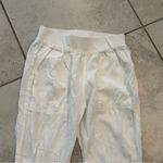 Faherty White Jogger Pants SMALL Photo 2