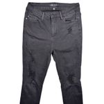 Judy Blue Womens Distressed Ankle Skinny Jeans Hugh Rise Black Wash Size 9/29 Photo 1
