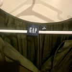 Gap  Olive Green Satin Empire Top Size M Photo 4
