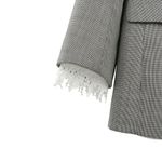 Escada Black White Lace Cuff Layered Look Blazer Jacket 42 Size L Photo 1