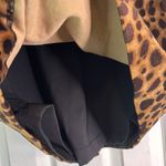 Black Label  Chico’s Leopard Lined Cotton Blend Skirt Size 00/XSmall Photo 3