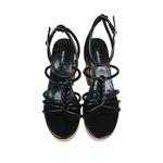 Nine West Womens 9.5 Olander Platform Sandal in Black NEW Photo 2