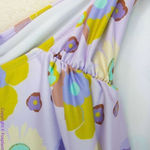 NEW Free people x Beth Richards delray 70’s‎ floral bikini bottom, S Purple Photo 5