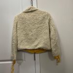 Tory Burch Cream Trimmed Sherpa Jacket Size XS Photo 6