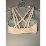 Senita Athletics Senita two toned cross back padded sports bra XS Photo 1