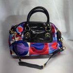 Coach Madison Graphic Op Art Resort Sabrina Satchel Photo 6