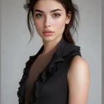 Alice + Olivia Vintage  Sleeveless Silk Ruffle Waistcoat Womens Medium Victorian Photo 7