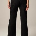 J.Crew High Rise Slim Wide Jean 1996 Semi Stretch Black Rinse Denim US 24 NWT Photo 1