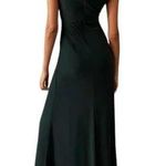 BHLDN Cortine Sleeveless Long Gown Front Slit Dress Forest Green Size 6 NWOT Photo 1