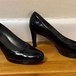 Stuart Weitzman  Classic Black Patent Leather Platform Pumps Shoes Sz 6 Photo 0