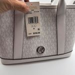 Michael Michael Kors Luisa Leather Chic Satchel Designer Bag MRSP 258.00 NWT White Photo 3