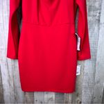 Crystal Doll Crystal Dolls Size 11 Red Long Sleeve Sweetheart Neckline BodyCon Party Dress Photo 4