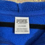 PINK - Victoria's Secret  Royal Blue Everyday Lounge Zip Hoodie Sweater Large Photo 4