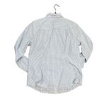 Brooks Brothers  Womens Striped Funfetti Tie Neck Button Down Blouse Size 14 Photo 3