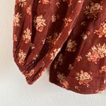 Madewell  Blouse Ladder-Trim Ruffle Top in Homestead Bouquet Sz S GUC Photo 10