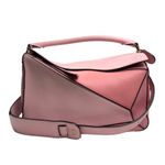 Loewe Medium Tricolor Pink Puzzle Bag 2 Way Adjustable Shoulder Crossbody Strap Photo 5