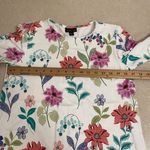 J.Jill  Womens Extra Small XS Floral Garden 3/4 Sleeve Scoop Neckline Dress Photo 7