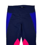 Gap  Fit Capris Medium‎ Blue Pink Activewear Colorblock Gym Athleisure Photo 1