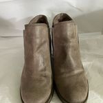 O'Neill O’NEILL 7 ANKLE SLIP ON BOOTS FAUX SUEDE TAUPE COLOR WELL LOVED Photo 1