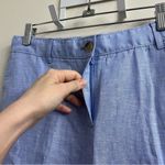 J.Crew NWT  Tall Harbor 100% Linen Pants Blue Size ST Small Tall Style CH855 Photo 6